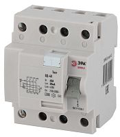 Выключатель дифференциального тока (УЗО) 4п 40А/30мА ВД-40 (электронное) SIMPLE-mod-45 | Код. Б0039265 | ЭРА